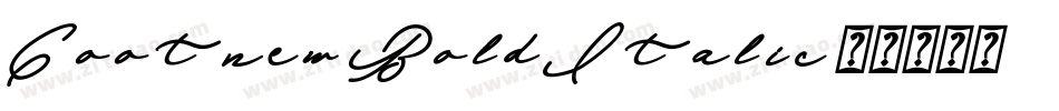 Cootnew BoldItalic字体转换
